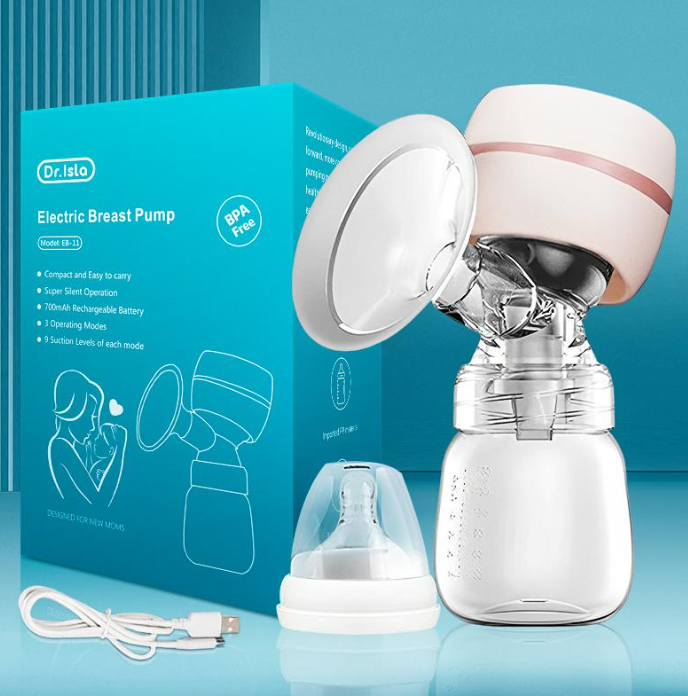 Dr. Isla Portable Electric Breast Pump USB Chargable Silent